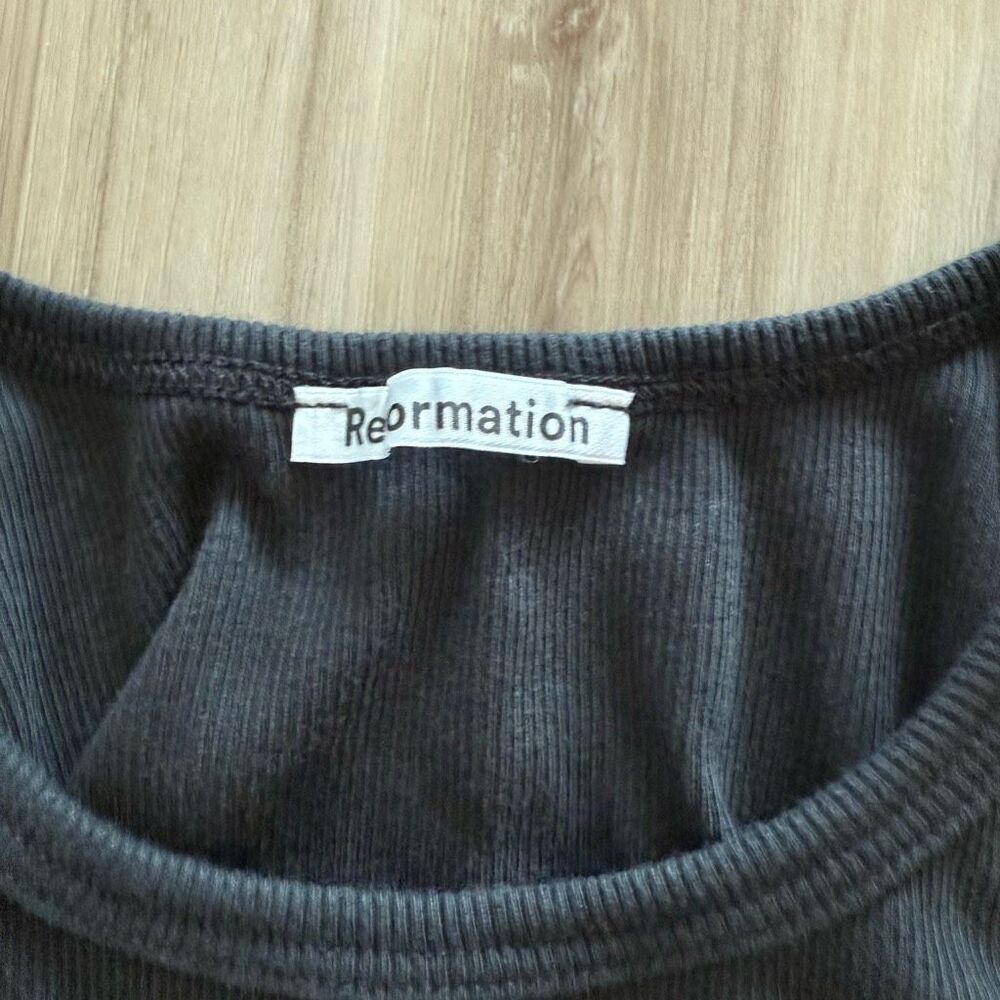Reformation Adel Tank Black - Picture 4 of 6